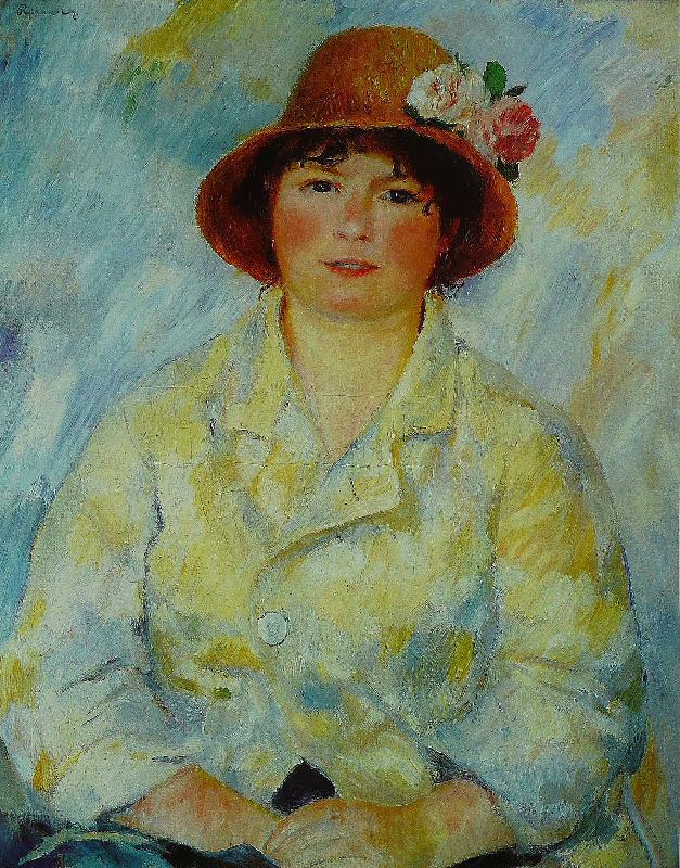 Pierre Auguste Renoir Portrait of Madame Renoir Germany oil painting art